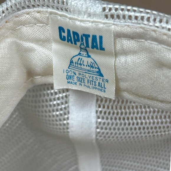 Vintage Las Vegas Teddy Bear Flat Bill Snapback Trucker Hat - Picture 6 of 9